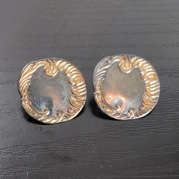 Jewelry - Vintage Silver 925 And Gold Tone Earrings